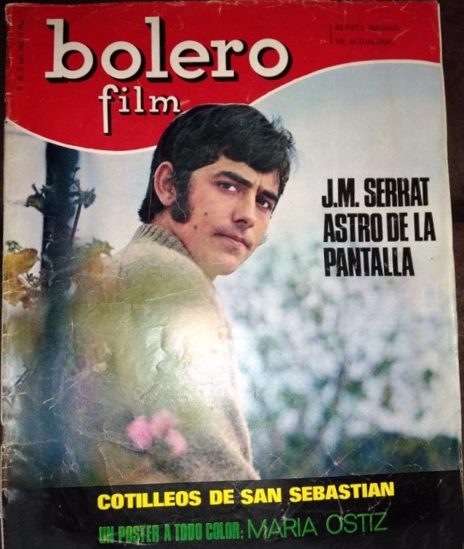 BOLERO FILM (Es) magazine side cover Issue 80   1968