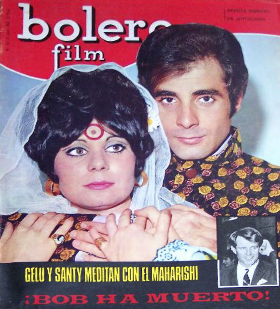 BOLERO FILM (Es) magazine side cover  June 1968