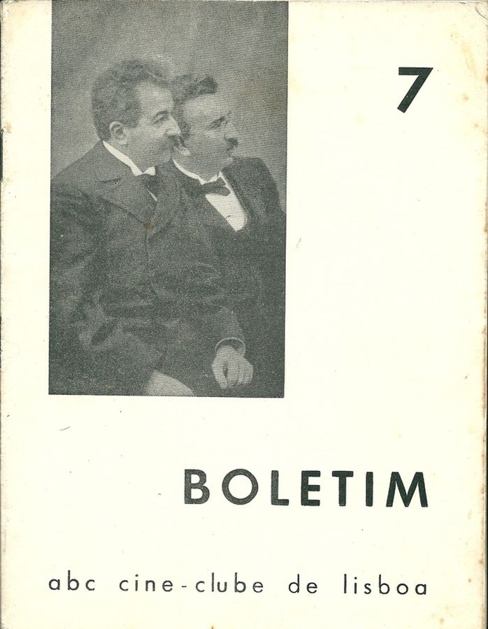 BOLETIM magazine side cover Issue 7  1958