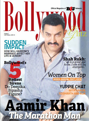 BOLLYWOOD GLITZ magazine side cover Issue 7  2012