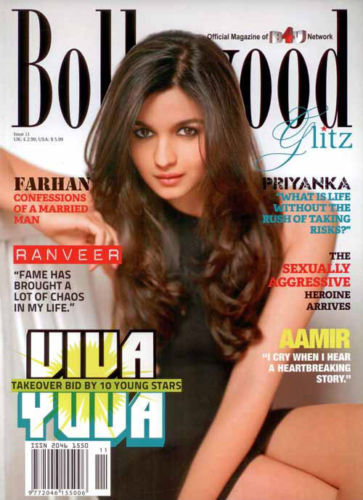BOLLYWOOD GLITZ magazine side cover Issue 11  2013