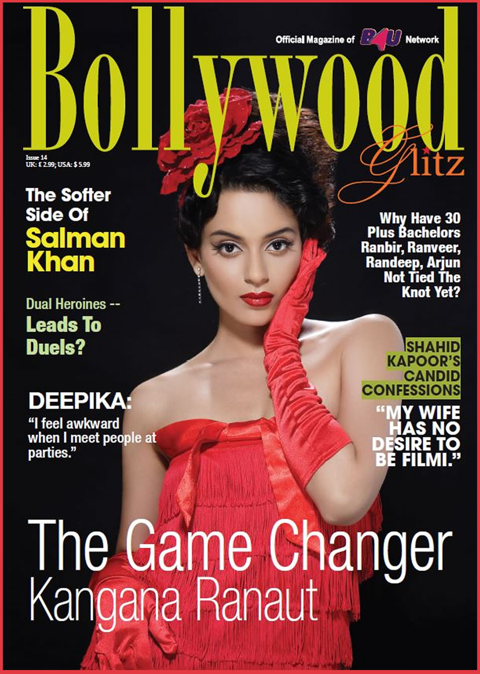BOLLYWOOD GLITZ magazine side cover Issue 14  2015