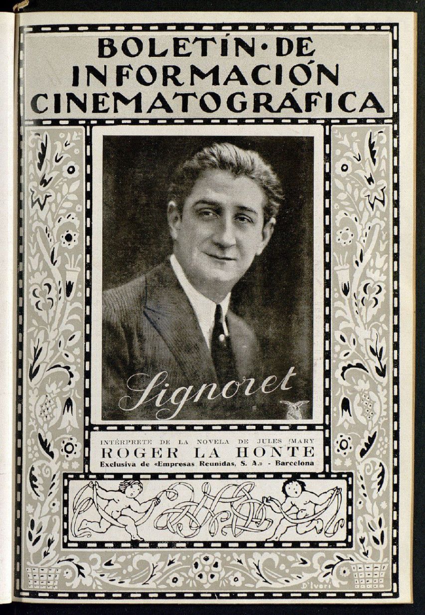 BOLETIN DE INFORMACION CINEMATOGRAFICA magazine side cover Issue 4 15 November 1922