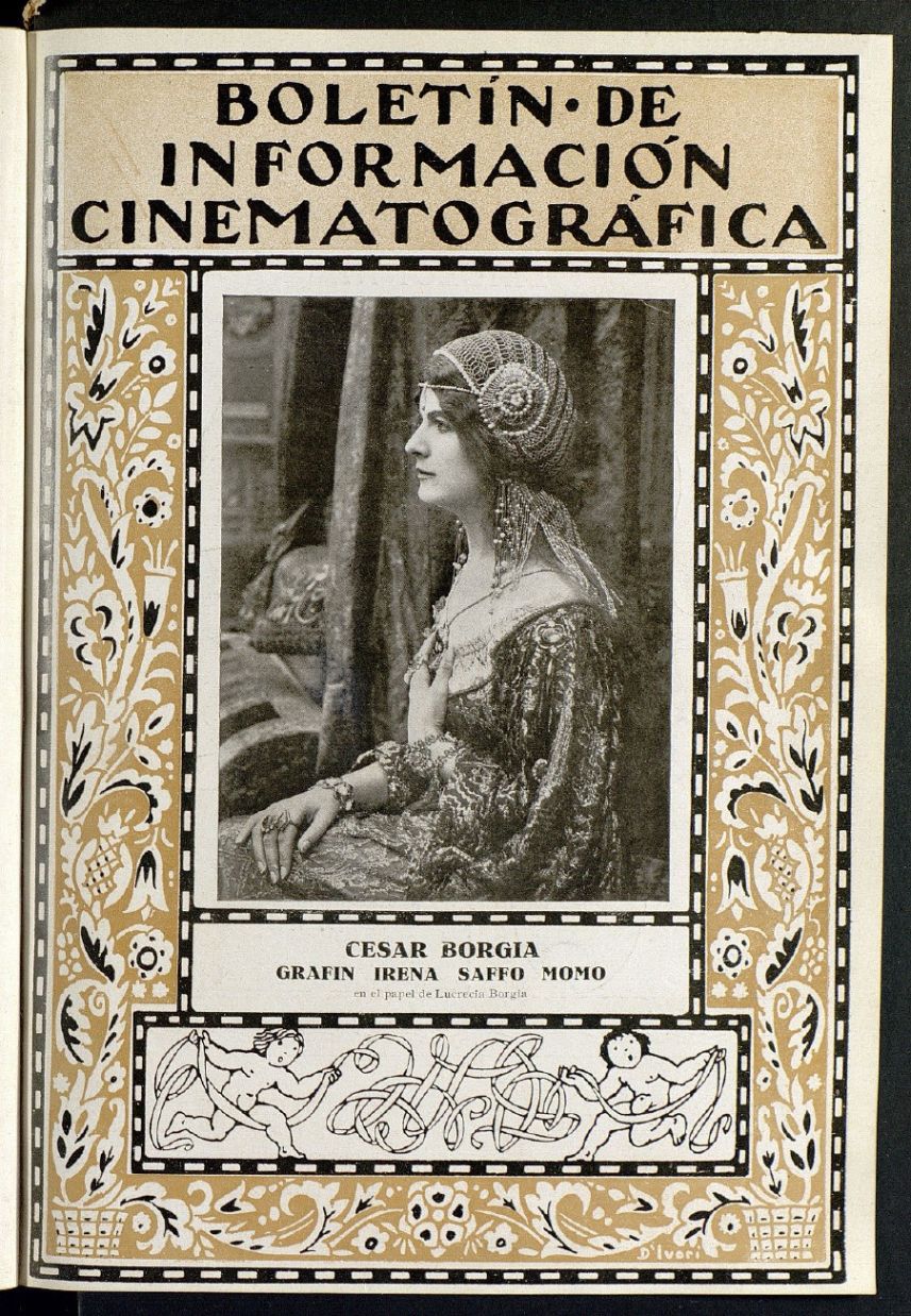 BOLETIN DE INFORMACION CINEMATOGRAFICA magazine side cover Issue 5 30 November 1922