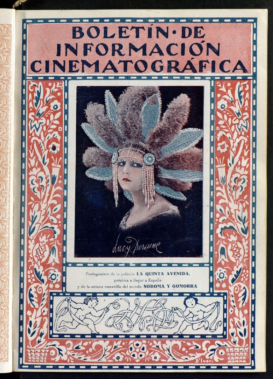 BOLETIN DE INFORMACION CINEMATOGRAFICA magazine side cover Issue 7 31 January 1923