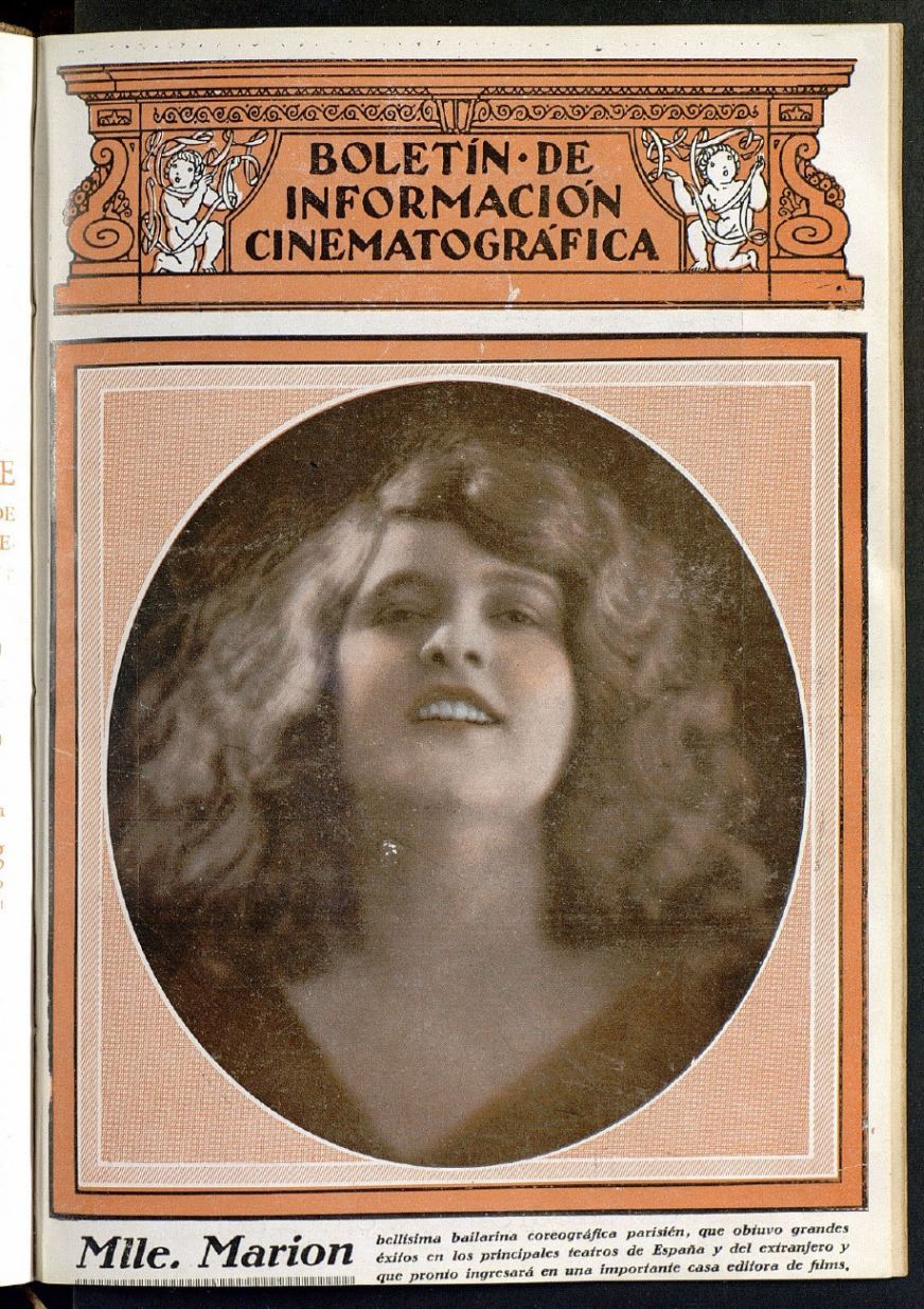 BOLETIN DE INFORMACION CINEMATOGRAFICA magazine side cover Issue 11  June 1923