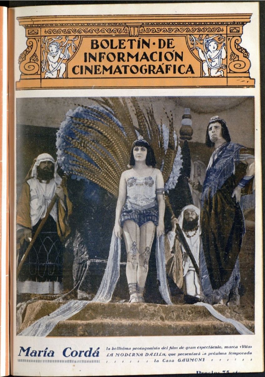 BOLETIN DE INFORMACION CINEMATOGRAFICA magazine side cover Issue 12  July 1923