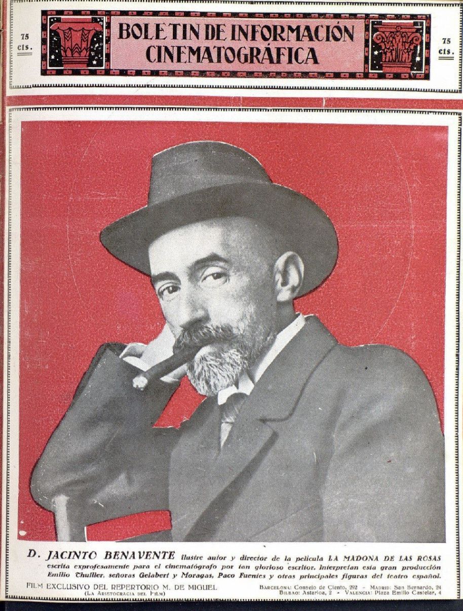 BOLETIN DE INFORMACION CINEMATOGRAFICA magazine side cover Issue 22  May/June 1924