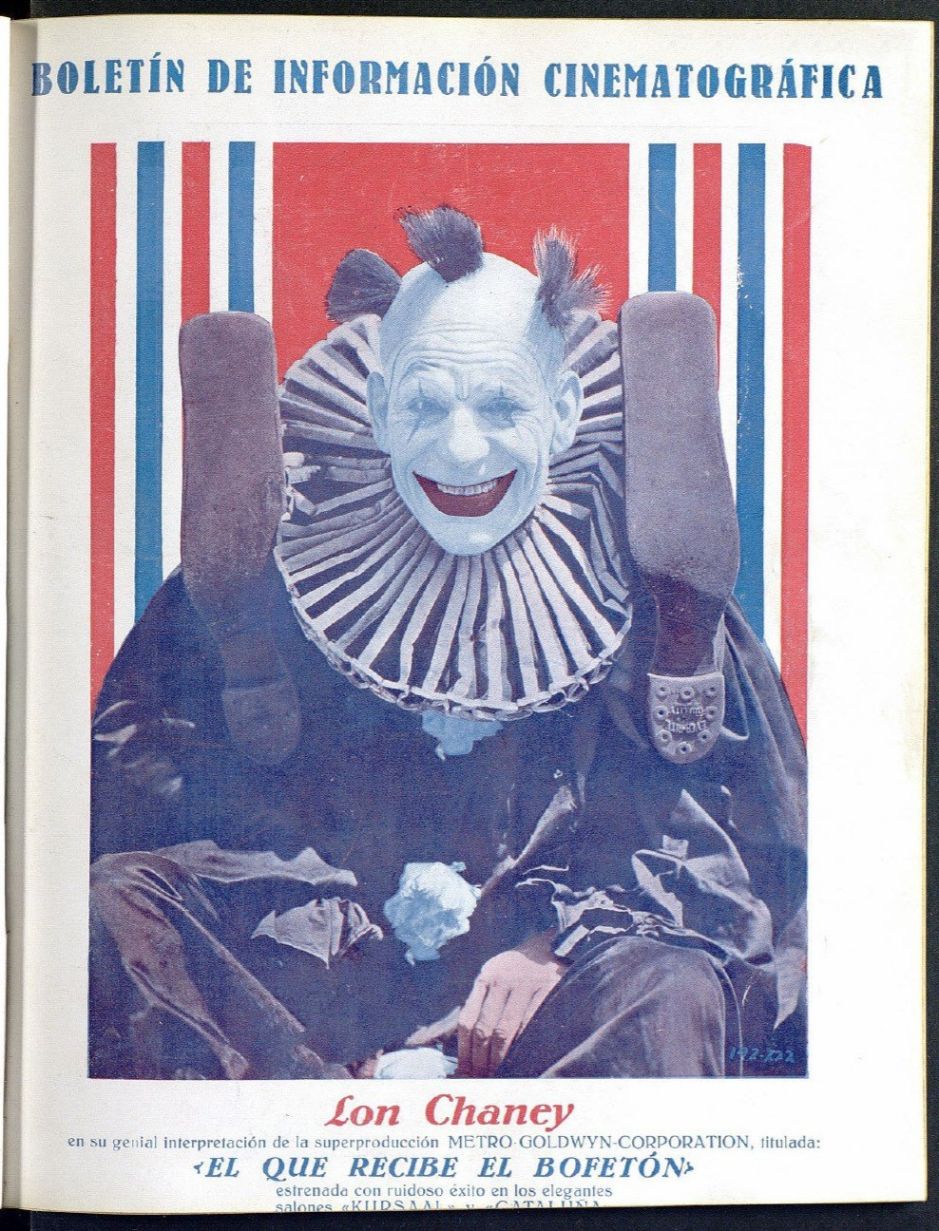 BOLETIN DE INFORMACION CINEMATOGRAFICA magazine side cover Issue 39  December 1925