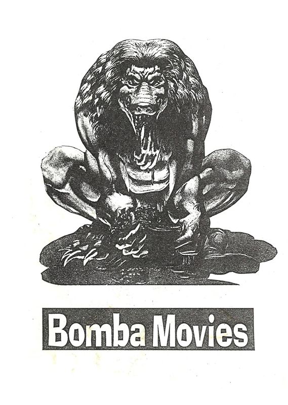 BOMBA MOVIES magazine side cover Issue 3  1997