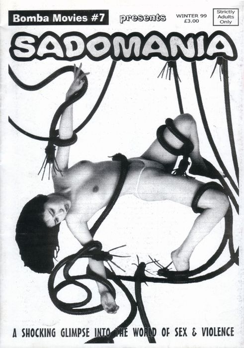 BOMBA MOVIES magazine side cover Issue 7 Winter 1999