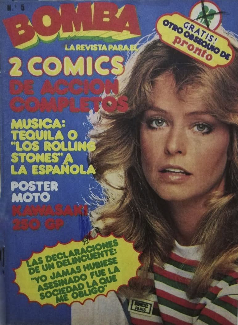 BOMBA magazine side cover Issue 5  November 1979