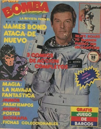 BOMBA magazine side cover Issue 6  November 1979