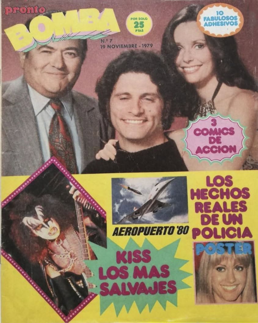 BOMBA magazine side cover Issue 7  November 1979