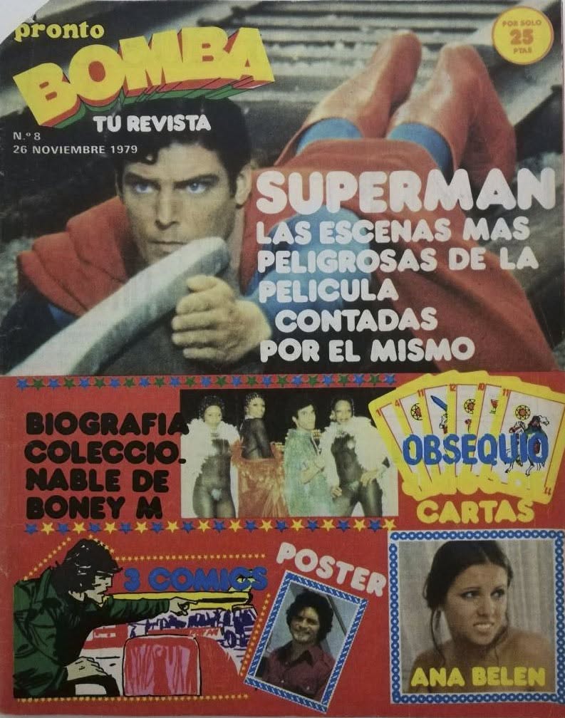 BOMBA magazine side cover Issue 8  November 1979