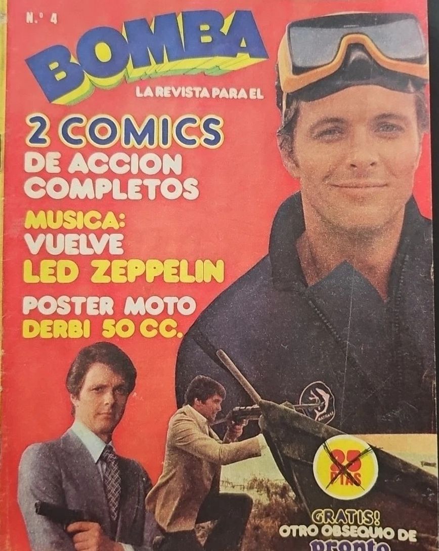 BOMBA magazine side cover Issue 4   1979