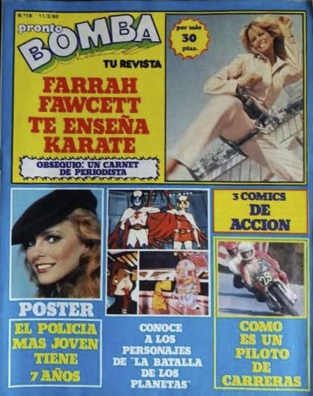 BOMBA magazine side cover Issue 19  February 1980