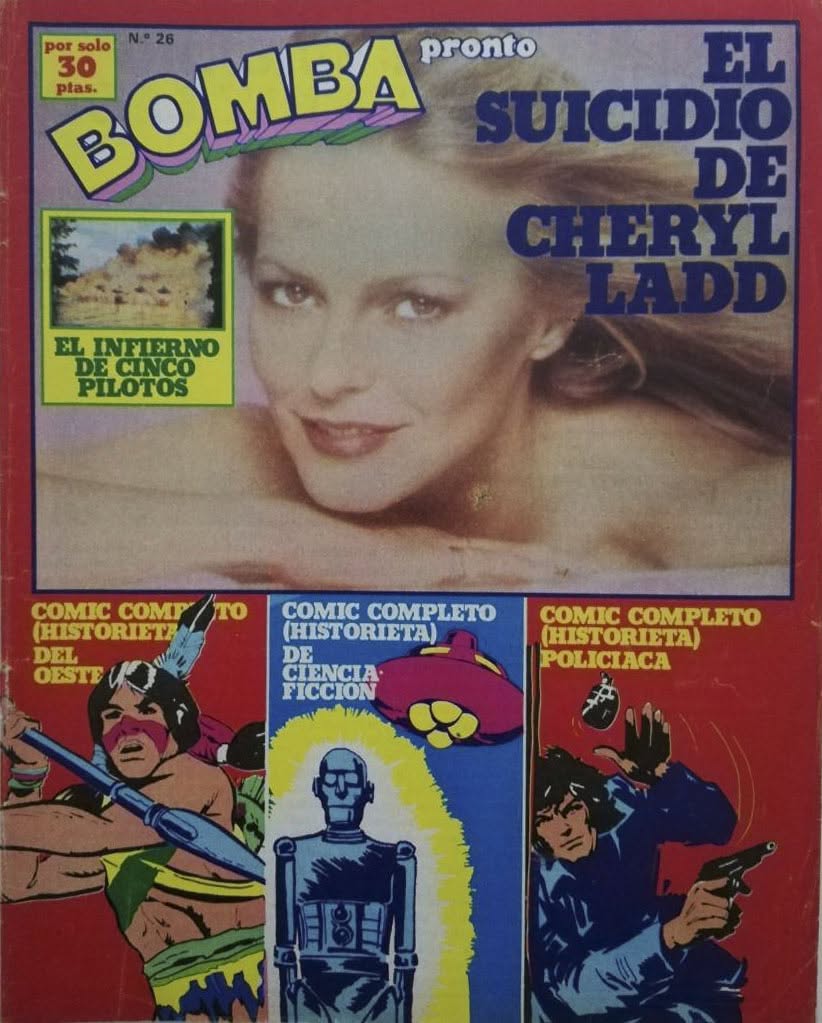 BOMBA magazine side cover Issue 26  March 1980