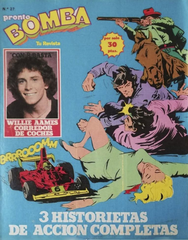 BOMBA magazine side cover Issue 27  April 1980
