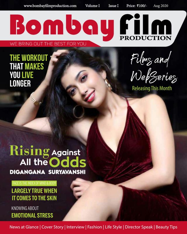 BOMBAY FILM PRODUCTION magazine side cover Issue 1  August 2020