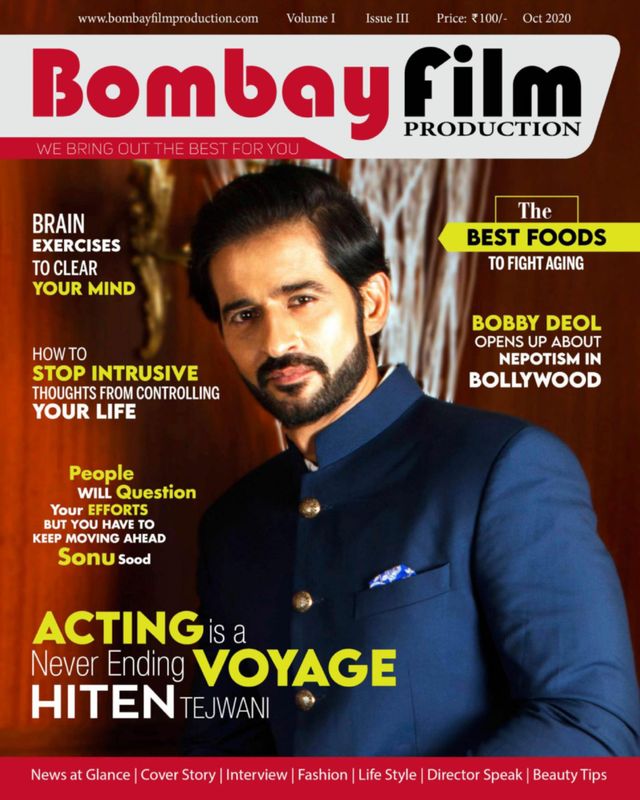 BOMBAY FILM PRODUCTION magazine side cover Issue 3  October 2020