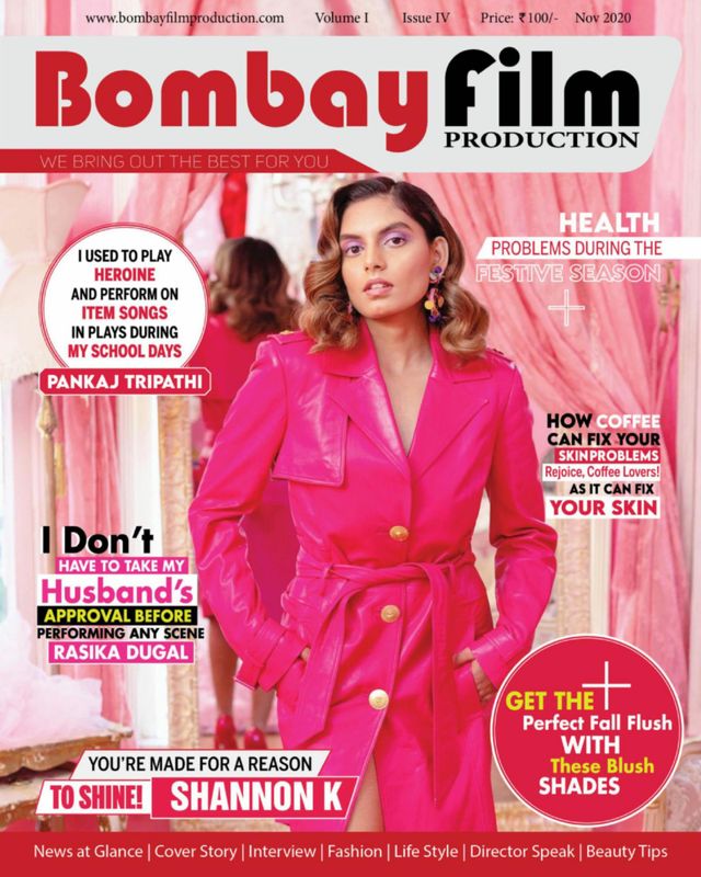 BOMBAY FILM PRODUCTION magazine side cover Issue 4  November 2020