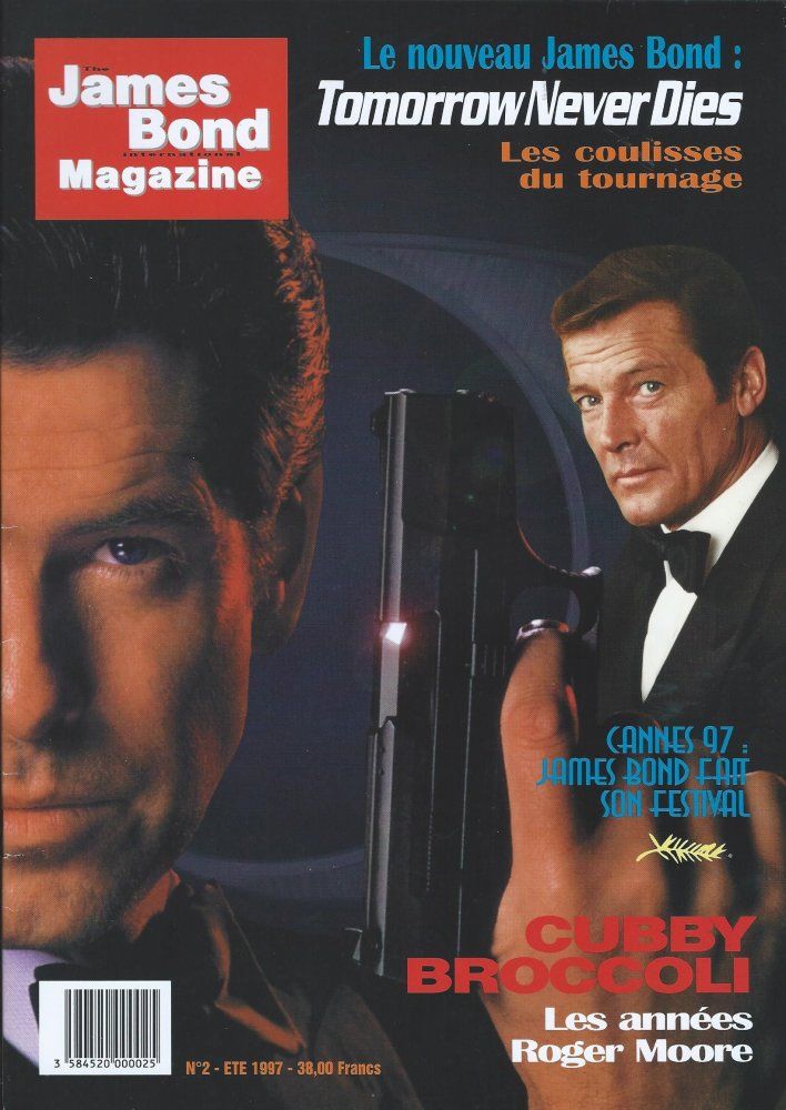 JAMES BOND magazine side cover Issue 2 Summer 1997
