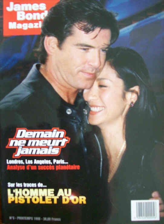 JAMES BOND magazine side cover Issue 5 Spring 1998