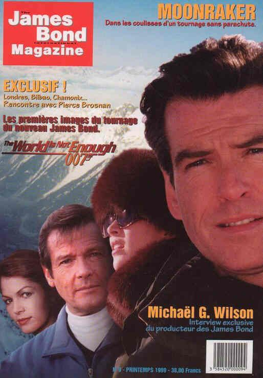 JAMES BOND magazine side cover Issue 9 Spring 1999