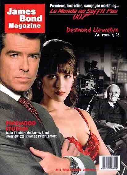 JAMES BOND magazine side cover Issue 12 Winter 1999