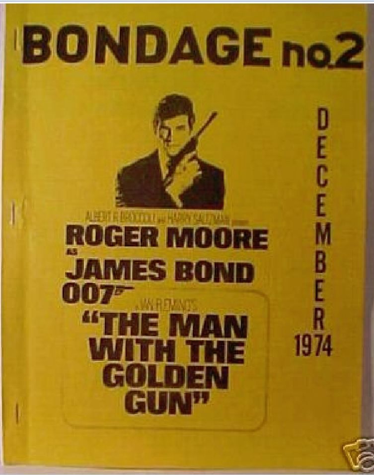 BONDAGE magazine side cover Issue 2 December 1974