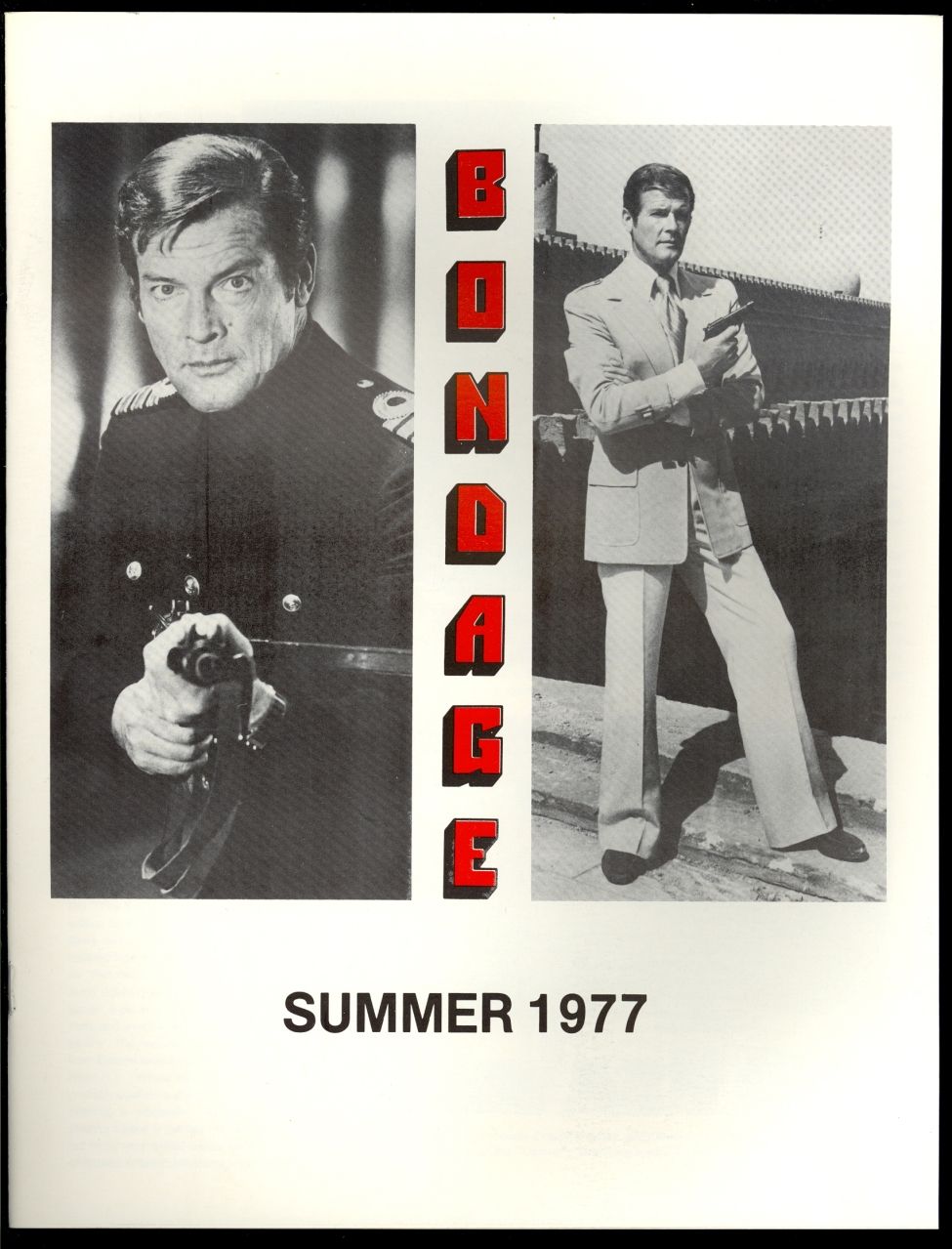 BONDAGE magazine side cover Issue 4 Summer 1977