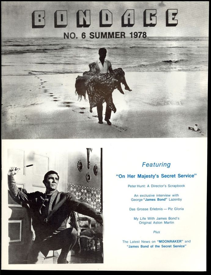 BONDAGE magazine side cover Issue 6 Summer 1978