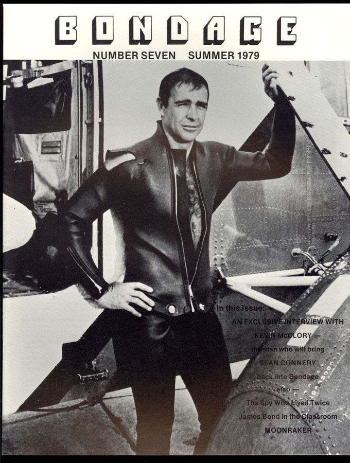 BONDAGE magazine side cover Issue 7 Summer 1979