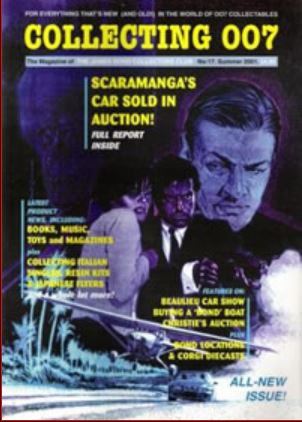 JAMES BOND COLLECTORS CLUB NEWS magazine side cover Issue 17  