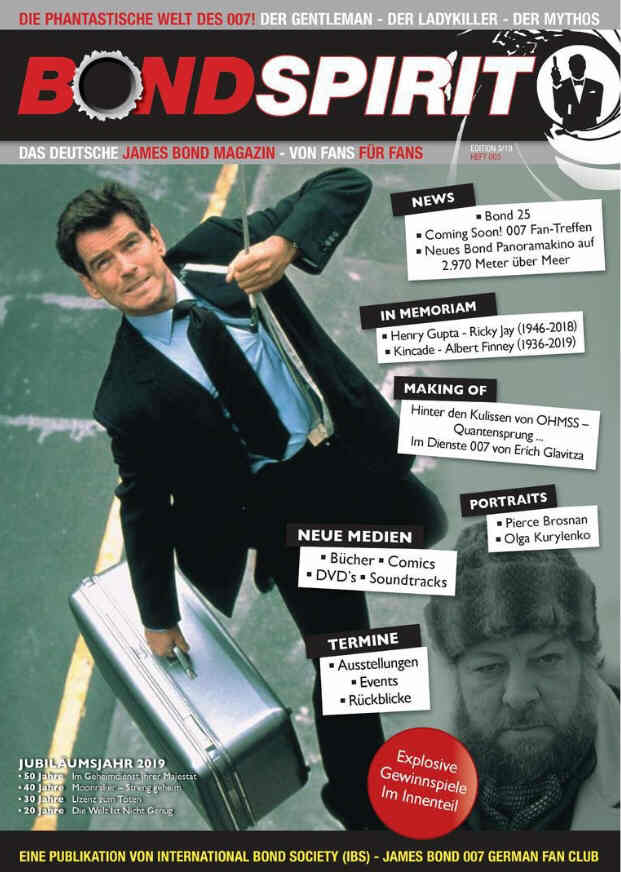 BOND SPIRIT magazine side cover Issue 3   2019