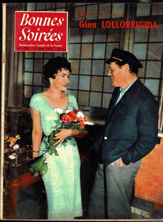 BONNES SOIREES magazine cover Issue 1739 5 June 1955