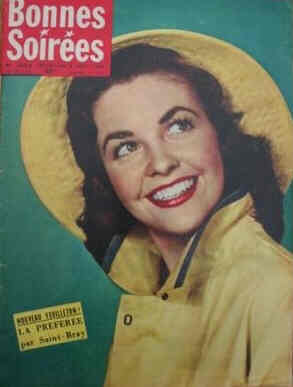 BONNES SOIREES magazine side cover Issue 1856 8 September 1957