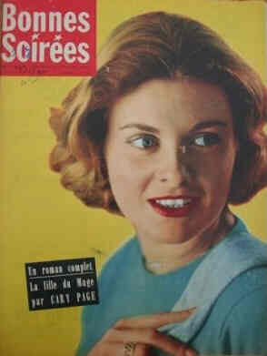 BONNES SOIREES magazine side cover Issue 1859 29 September 1957