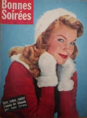 BONNES SOIREES magazine side cover Issue 1860 6 October 1957