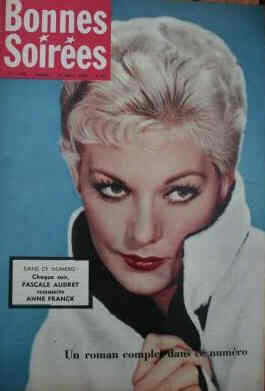 BONNES SOIREES magazine side cover Issue 1883 16 March 1958