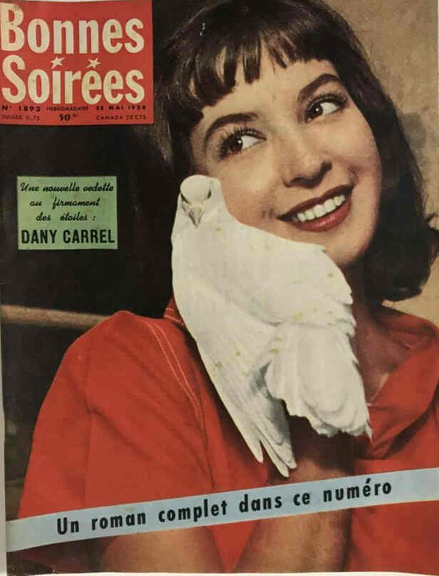 BONNES SOIREES magazine side cover Issue 1893 25 May 1958