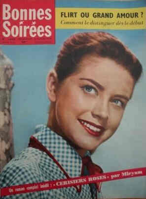 BONNES SOIREES magazine side cover Issue 1899 6 July 1958
