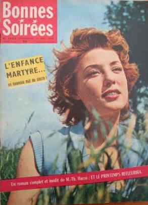 BONNES SOIREES magazine side cover Issue 1909 14 September 1958