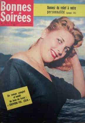 BONNES SOIREES magazine side cover Issue 1912 5 October 1958