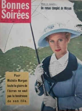 BONNES SOIREES magazine side cover Issue 1915 26 October 1958