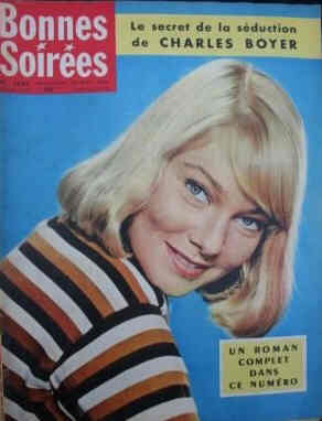 BONNES SOIREES magazine side cover Issue 1920 30 November 1958