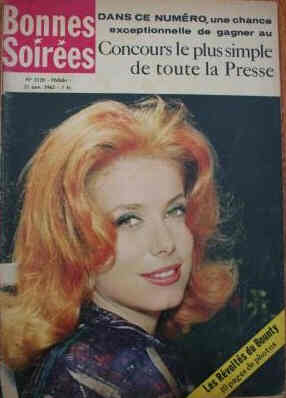 BONNES SOIREES magazine side cover Issue 2128 21 November 1962
