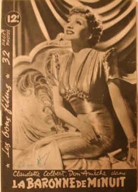 BONS FILMS magazine side cover Issue i  1945
