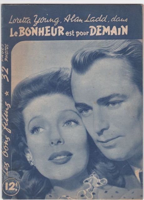 BONS FILMS magazine side cover Issue b  1944